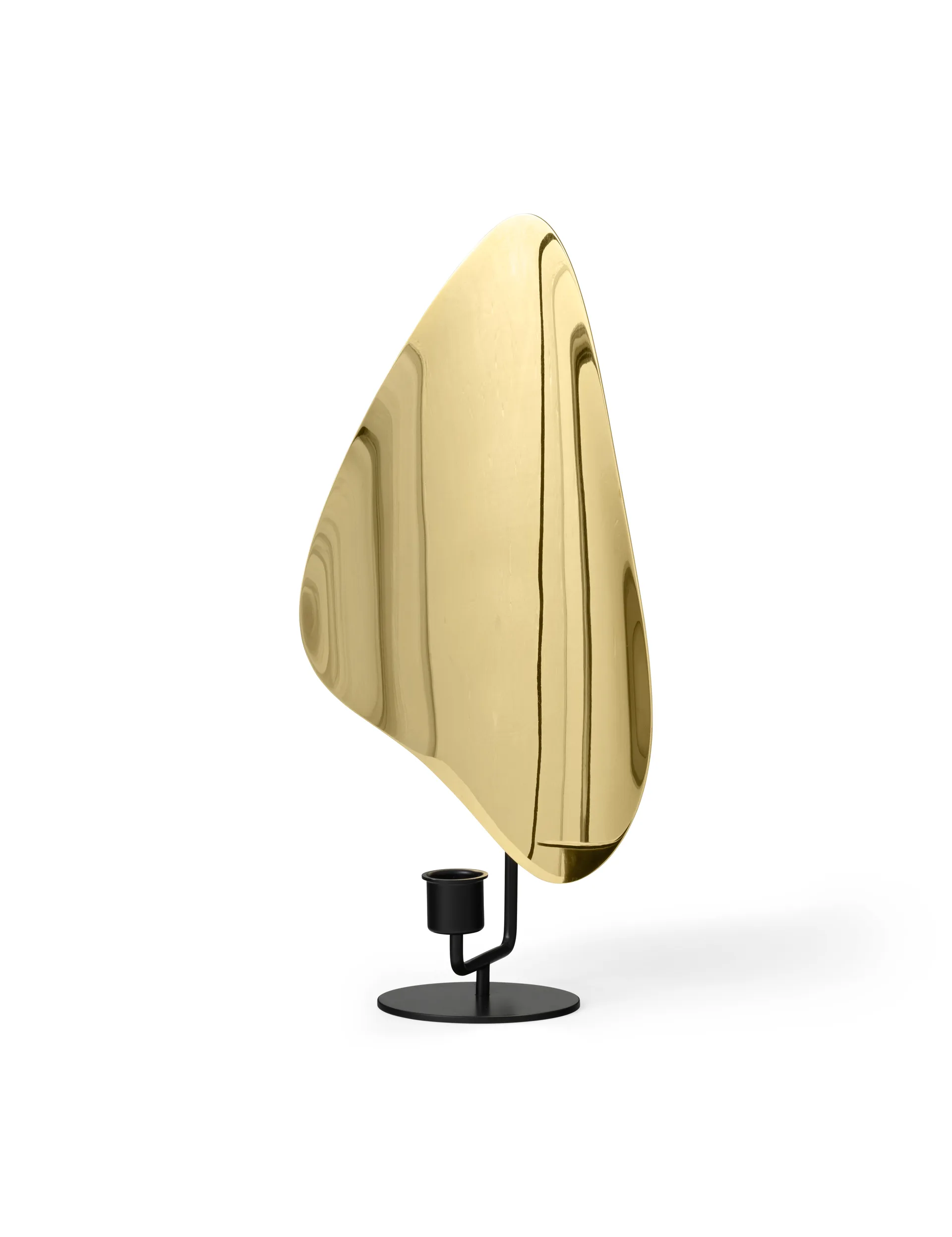 Flambeau 캔들스틱 34 cm, Black-polished brass Audo Copenhagen | 오도 코펜하겐