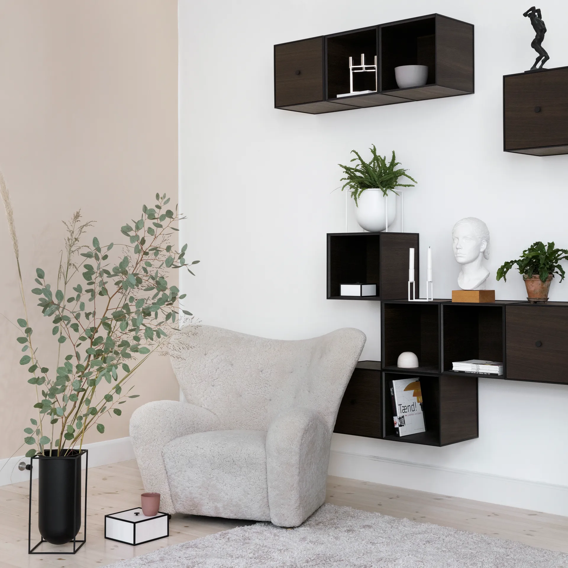 Kubus 화병 Nolia, Black Audo Copenhagen | 오도 코펜하겐