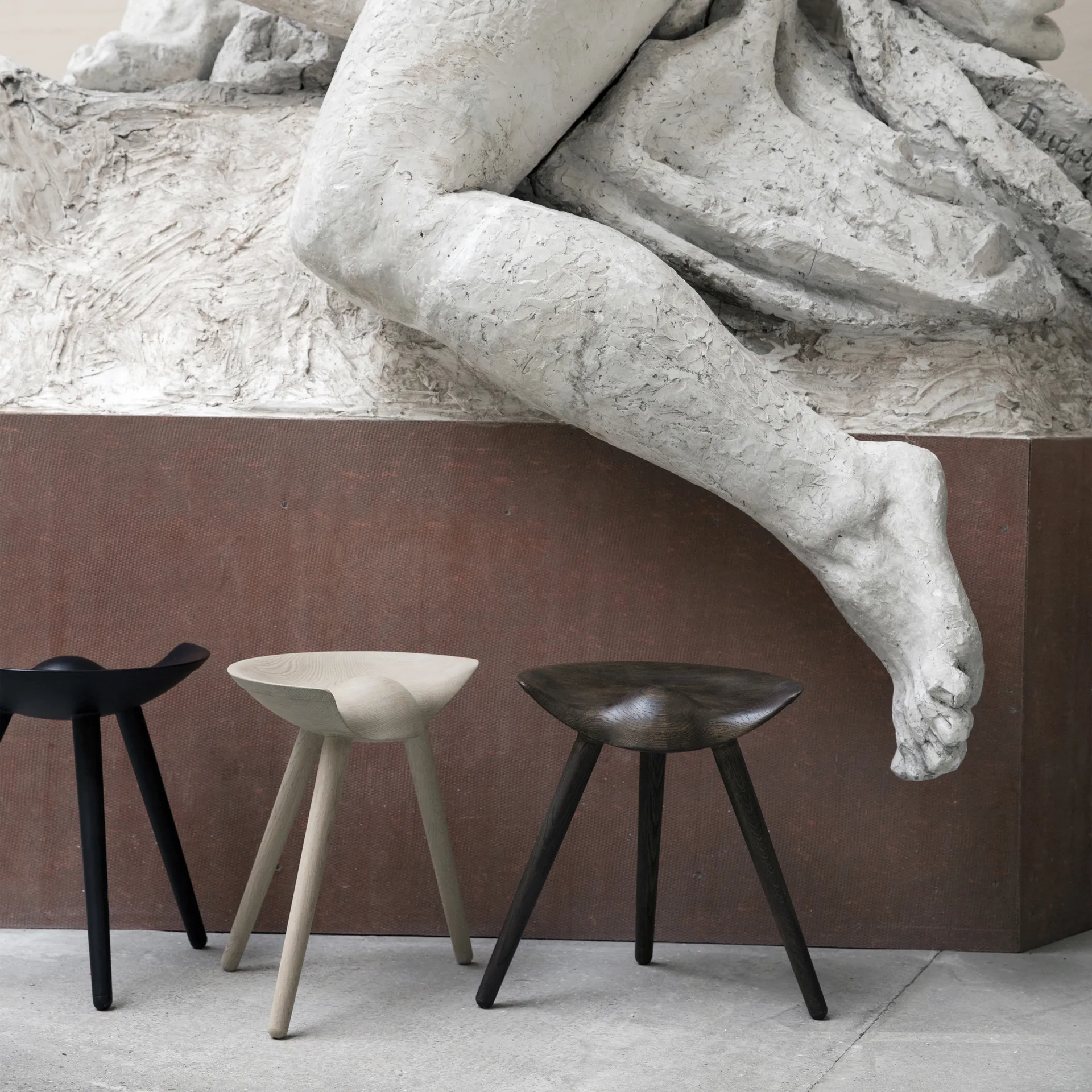 ML42 스툴 48 cm, Brown oiled oak Audo Copenhagen | 오도 코펜하겐