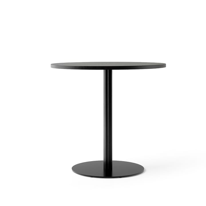 하버 컬럼 다이닝 테이블 - Oak black-ø80 cm-black stand - Audo Copenhagen | 오도 코펜하겐