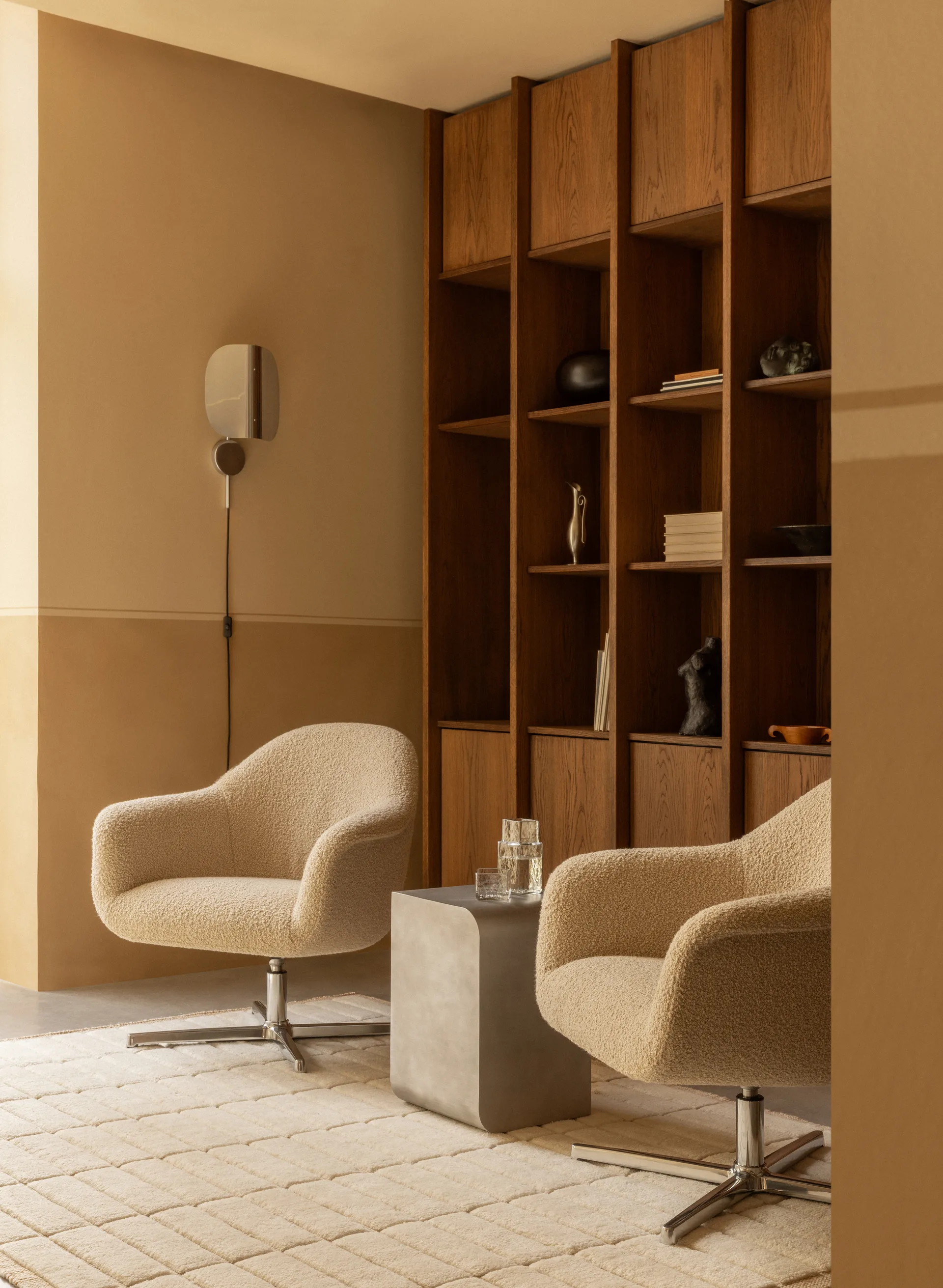 윙 벽 조명, Polished aluminium, 47 cm Audo Copenhagen | 오도 코펜하겐