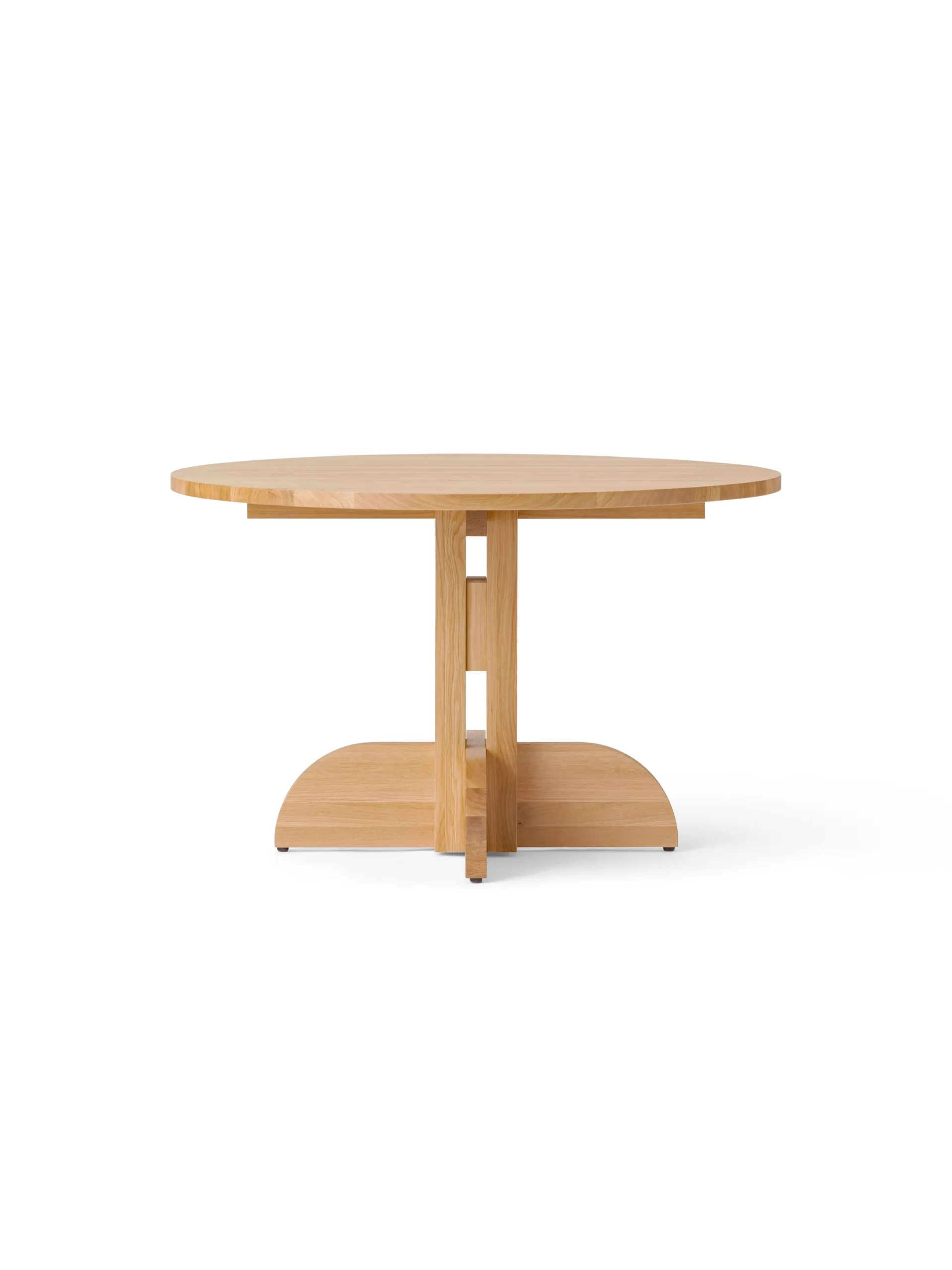 Puffin 다이닝 테이블 오크 원목 내추럴, 내추럴 오크 Ø120 cm Audo Copenhagen | 오도 코펜하겐