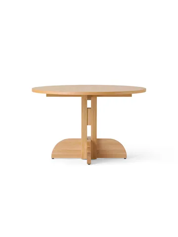 Puffin 다이닝 테이블 오크 베니어 내추럴 - Natural oak veneer, Ø120 cm - Audo Copenhagen | 오도 코펜하겐