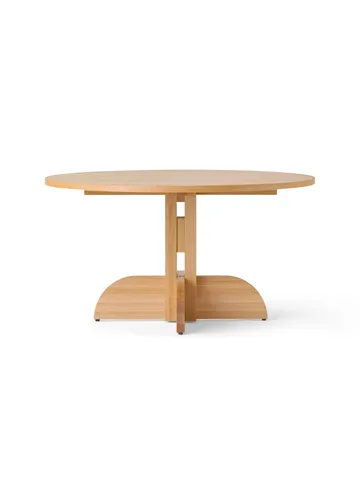Puffin 다이닝 테이블 오크 베니어 내추럴 - Natural oak veneer, Ø140 cm - Audo Copenhagen | 오도 코펜하겐