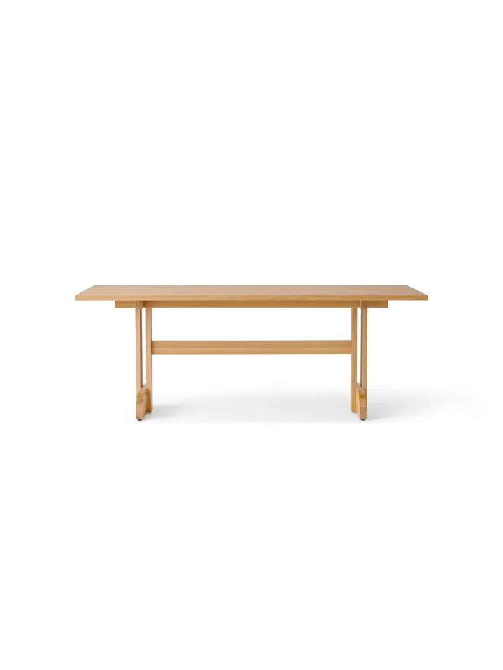 Puffin 다이닝 테이블 오크 베니어 내추럴 - Natural oak veneer, 200x95 cm - Audo Copenhagen | 오도 코펜하겐