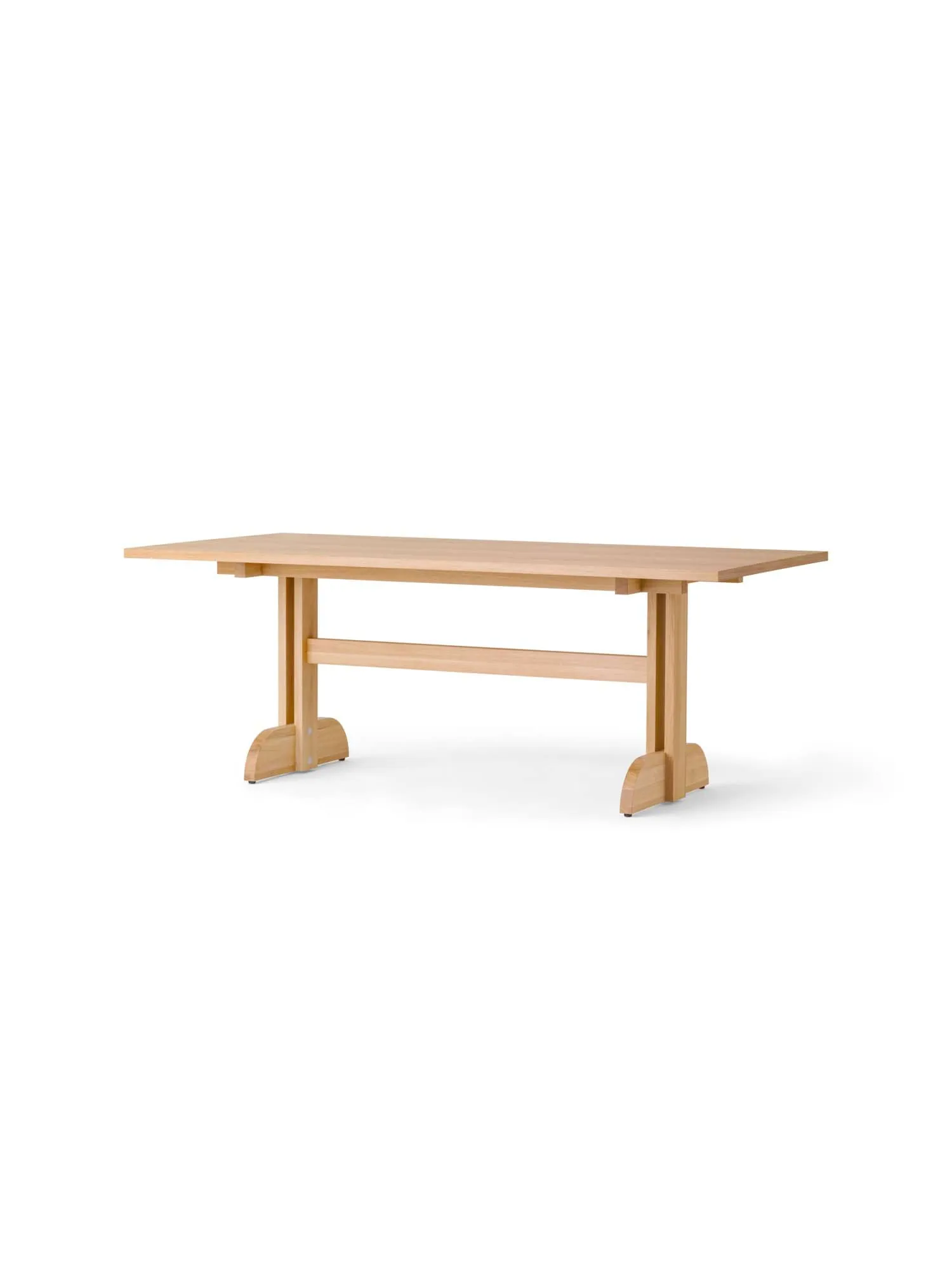 Puffin 다이닝 테이블 오크 베니어 내추럴, Natural oak veneer, 200x95 cm Audo Copenhagen | 오도 코펜하겐