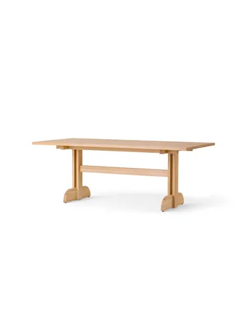 Puffin 다이닝 테이블 오크 베니어 내추럴 - Natural oak veneer, 200x95 cm - Audo Copenhagen | 오도 코펜하겐