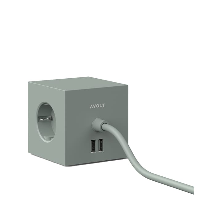 스퀘어 1 멀티탭, oak green Avolt | 아볼트