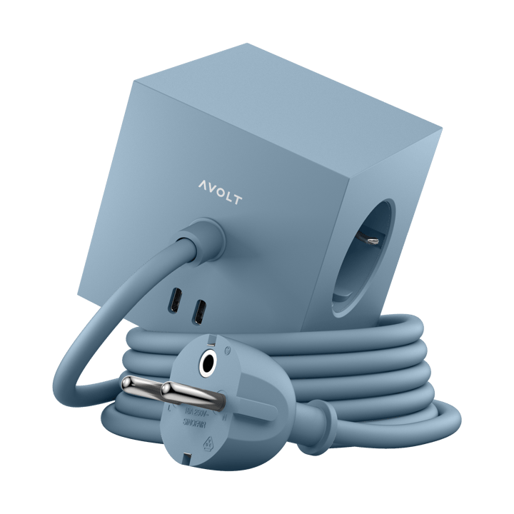 스퀘어 1 멀티탭 USB-C 30W 1.8 m - Shark blue - Avolt | 아볼트
