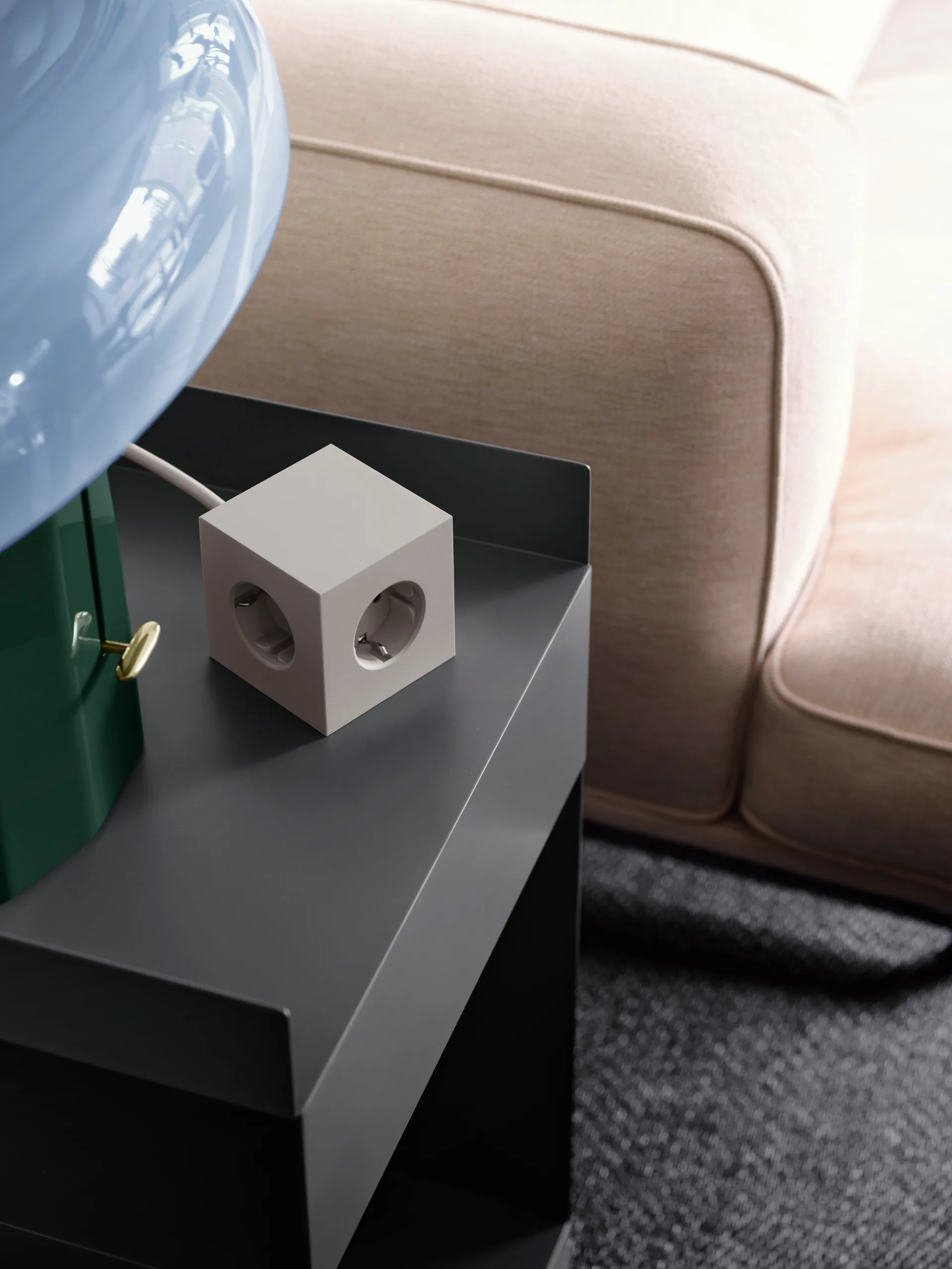 스퀘어 1 파워 스트립 USB-C 30W 3 m, Nomad Sand Avolt | 아볼트