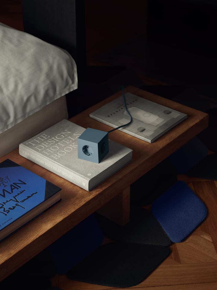 스퀘어 1 파워 스트립 USB-C 30W 3 m, Shark Blue Avolt | 아볼트