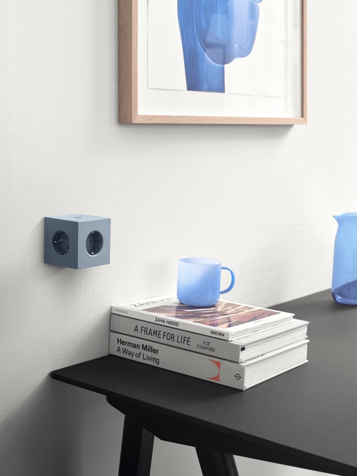 스퀘어 1 파워 스트립 USB-C 30W 3 m, Shark Blue Avolt | 아볼트