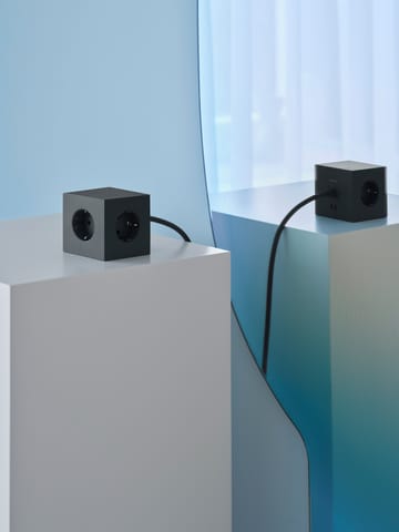 스퀘어 1 파워 스트립 USB-C 30W 3 m - Stockholm Black - Avolt | 아볼트