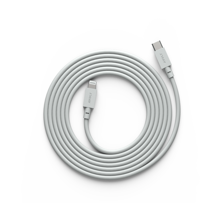 케이블 1 USB-C to 라이트닝 충전 케이블 2 m - Gotland Gray - Avolt | 아볼트