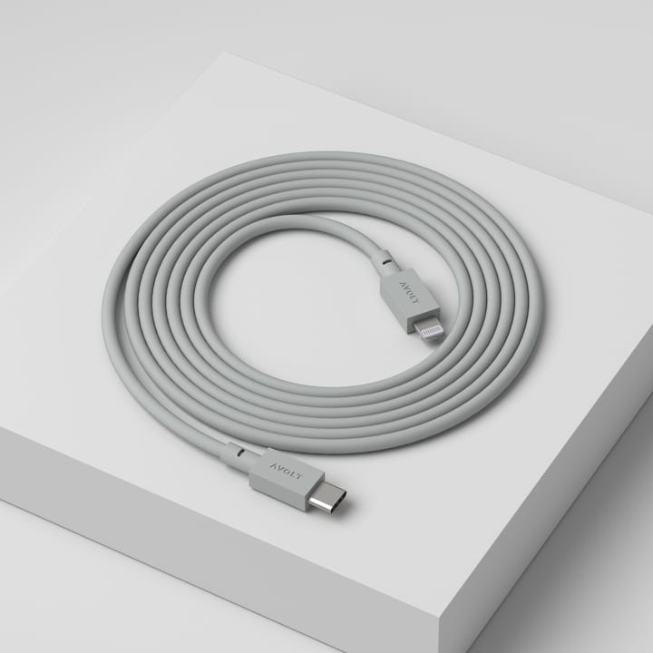 케이블 1 USB-C to 라이트닝 충전 케이블 2 m, Gotland Gray Avolt | 아볼트