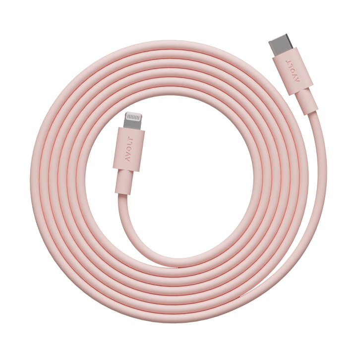 케이블 1 USB-C to 라이트닝 충전 케이블 2 m - New Pink - Avolt | 아볼트