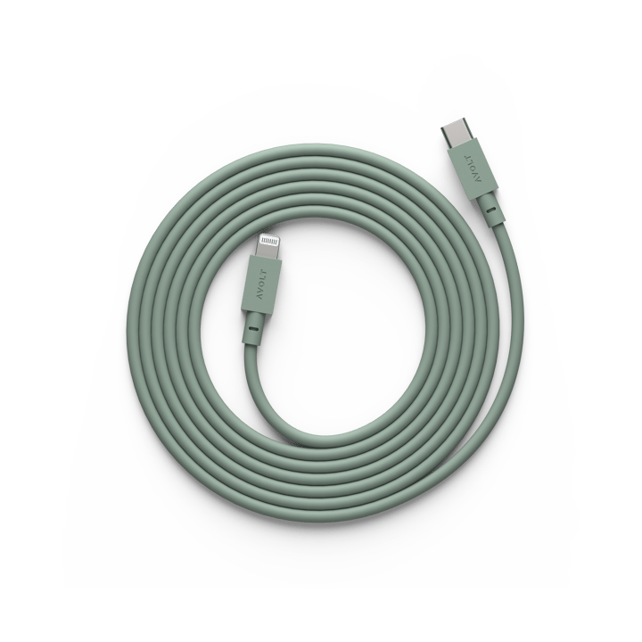 케이블 1 USB-C to 라이트닝 충전 케이블 2 m - Oak Green - Avolt | 아볼트