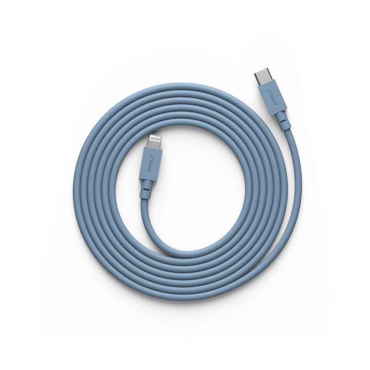 케이블 1 USB-C to 라이트닝 충전 케이블 2 m - Shark Blue - Avolt | 아볼트