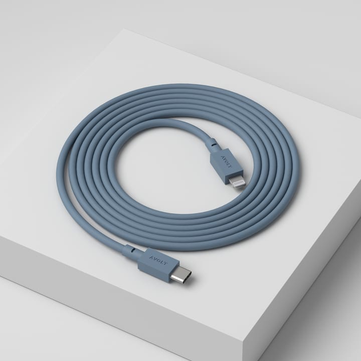 케이블 1 USB-C to 라이트닝 충전 케이블 2 m, Shark Blue Avolt | 아볼트