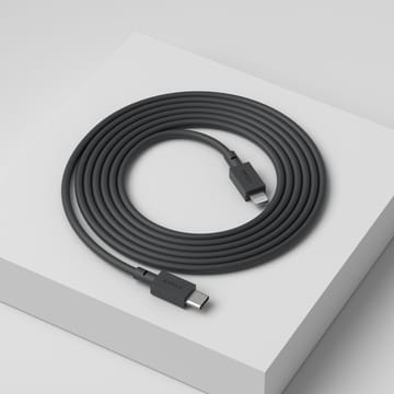 케이블 1 USB-C to 라이트닝 충전 케이블 2 m - Stockholm Black - Avolt | 아볼트