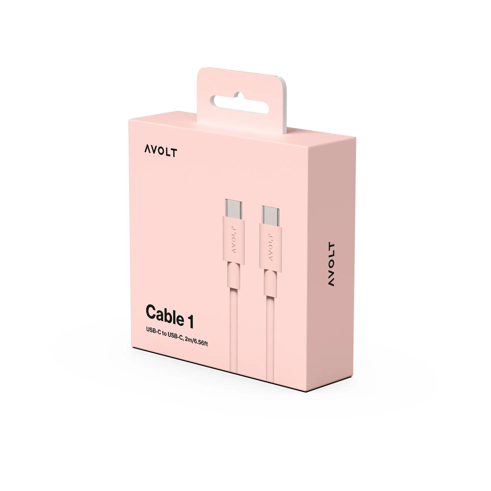 케이블 1 USB-C to USB-C 충전 케이블 2 m, New Pink Avolt | 아볼트