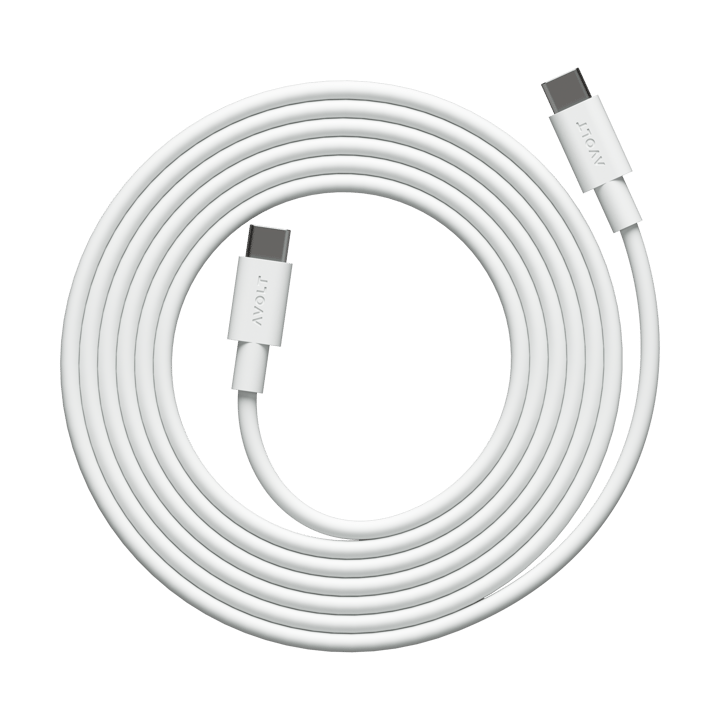 케이블 1 USB-C to USB-C 충전 케이블 2 m - White Martinelli Luce Edition - Avolt | 아볼트