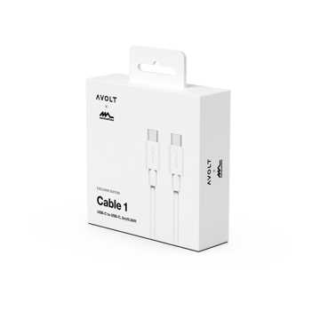 케이블 1 USB-C to USB-C 충전 케이블 2 m - White Martinelli Luce Edition - Avolt | 아볼트