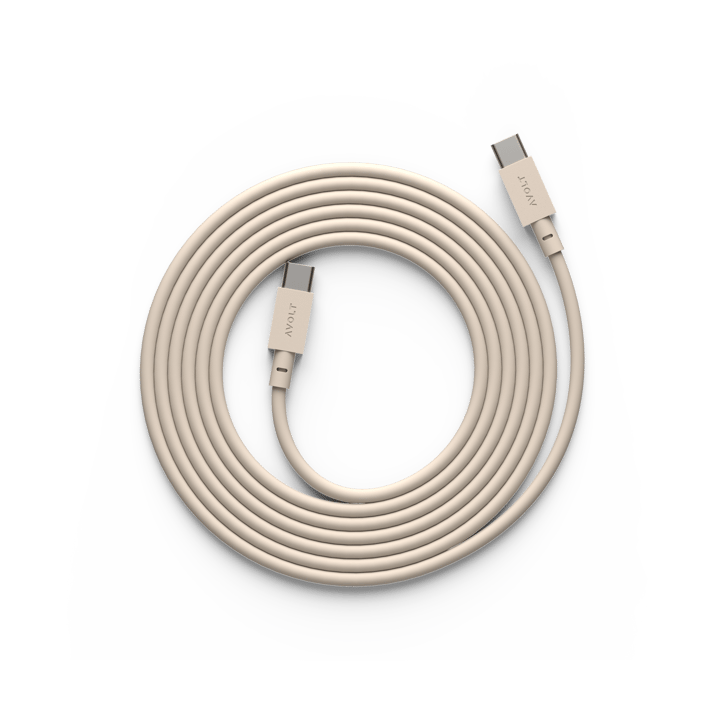 케이블 원 USB-C to USB-C 충전선 2 m, Nomad sand Avolt | 아볼트