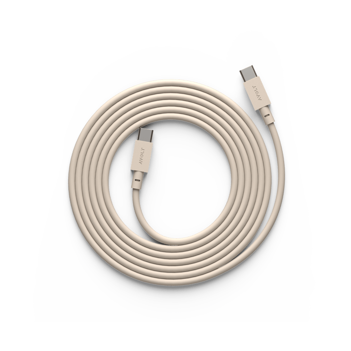 케이블 원 USB-C to USB-C 충전선 2 m - Nomad sand - Avolt | 아볼트