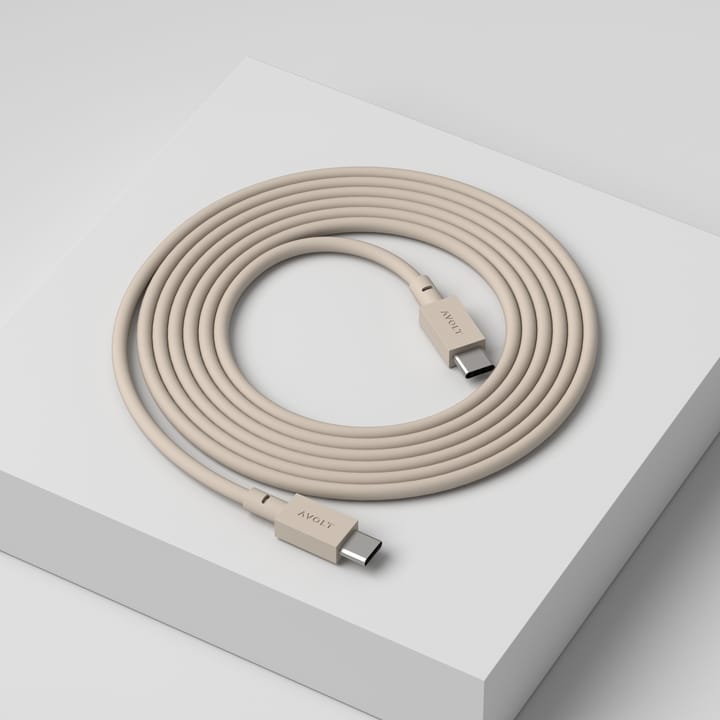 케이블 원 USB-C to USB-C 충전선 2 m, Nomad sand Avolt | 아볼트