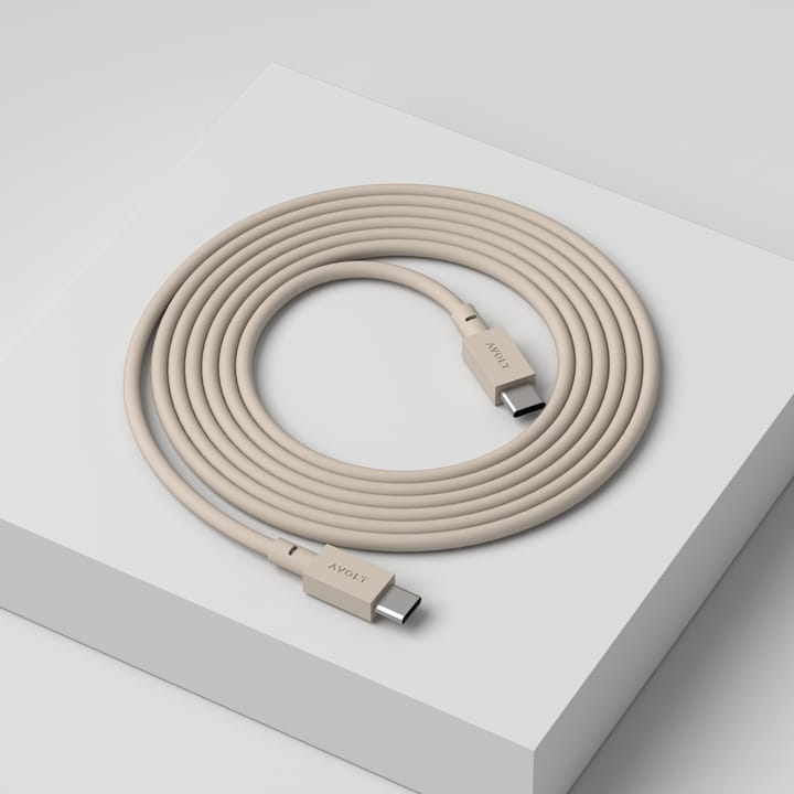 케이블 원 USB-C to USB-C 충전선 2 m - Nomad sand - Avolt | 아볼트