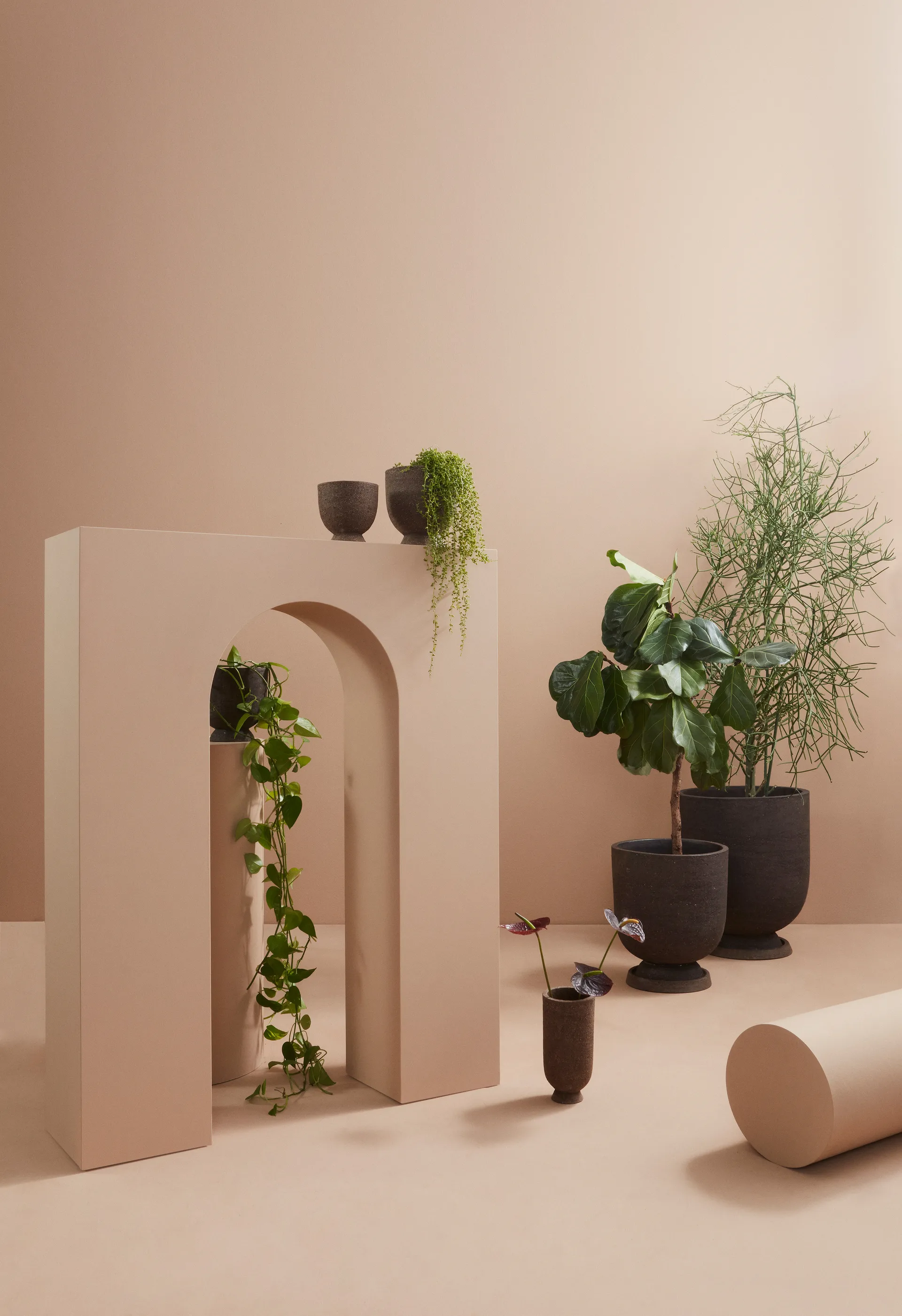테라 화분-화병 Ø13 cm, Java brown AYTM | 에이와이티엠