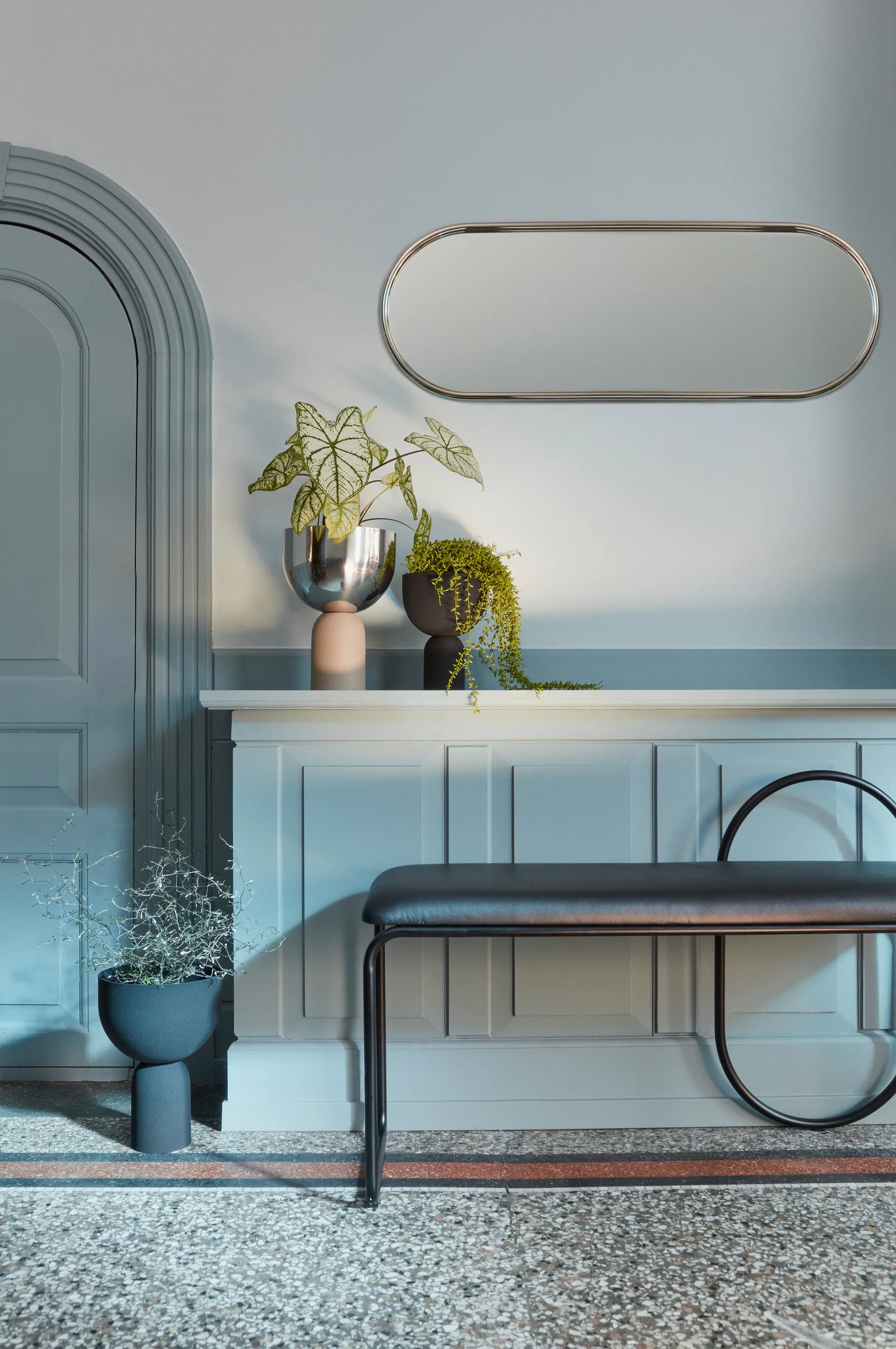 토러스 화분 Ø22 cm, Silver-taupe AYTM | 에이와이티엠