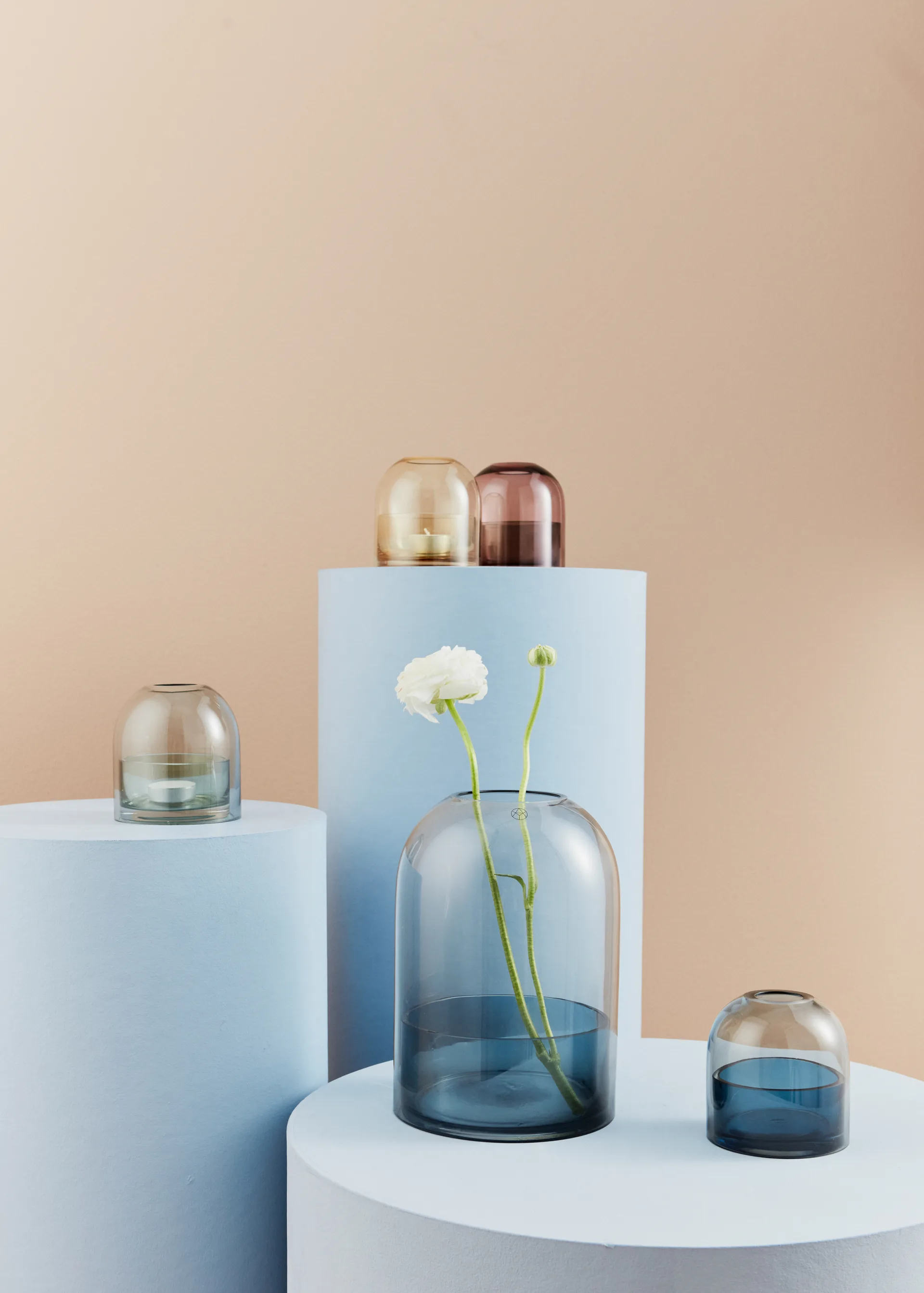 토타 캔들홀더 23cm, black-navy blue AYTM | 에이와이티엠