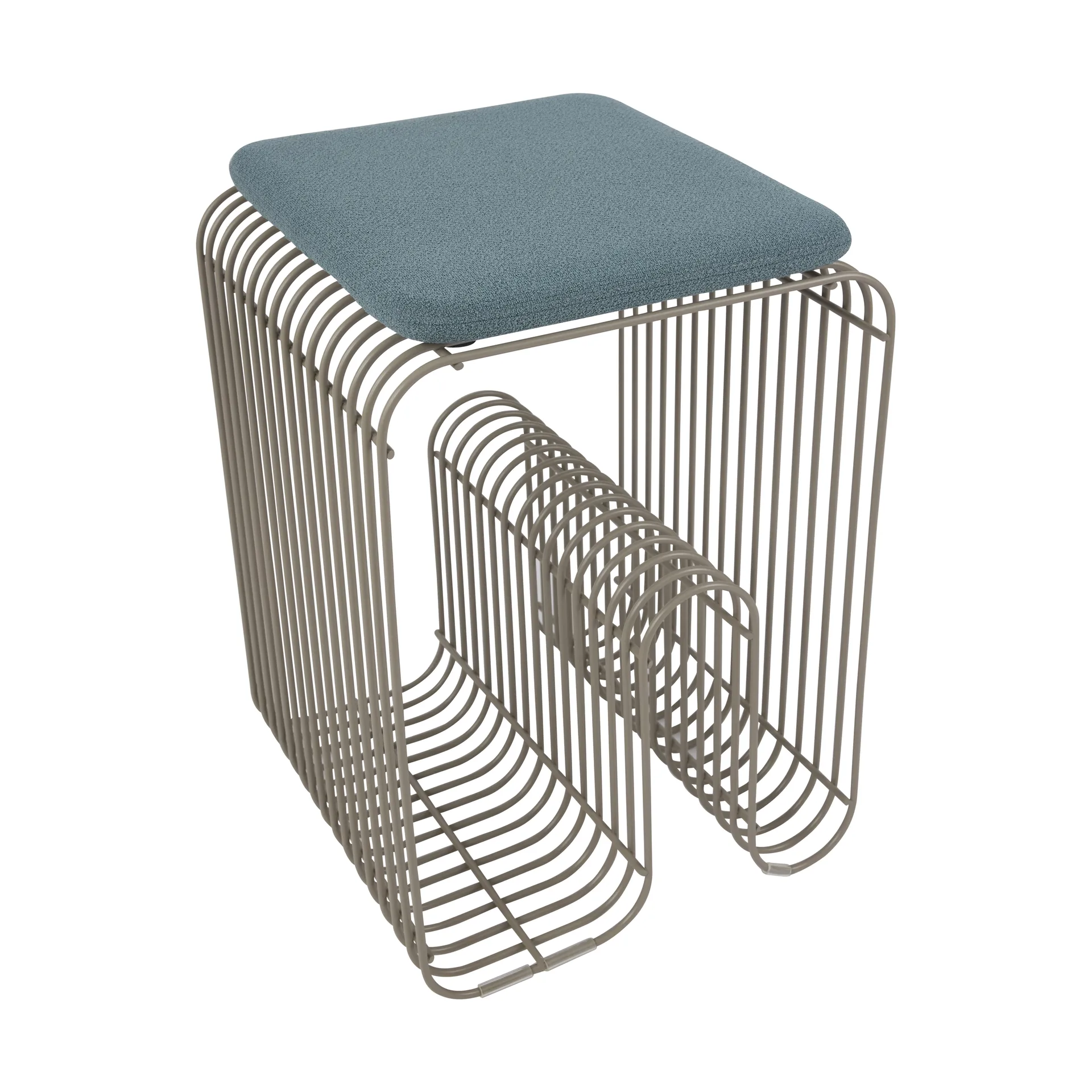 커바 스툴용 시트 쿠션 27x32.5 cm, Dusty Blue AYTM | 에이와이티엠