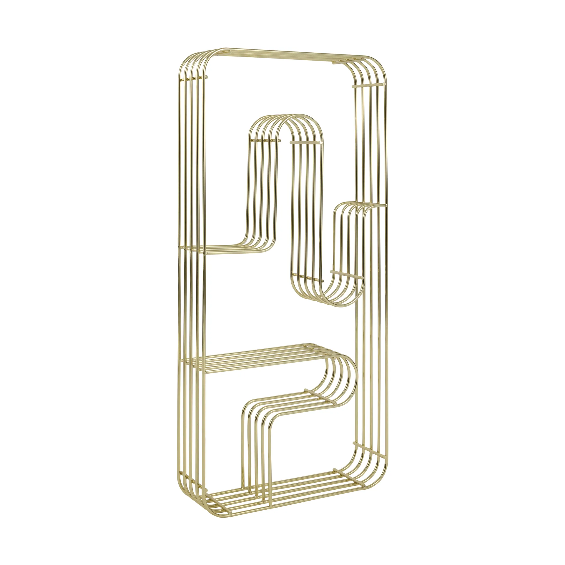 커바 직사각 벽 선반 32.9x70.5 cm, Gold AYTM | 에이와이티엠