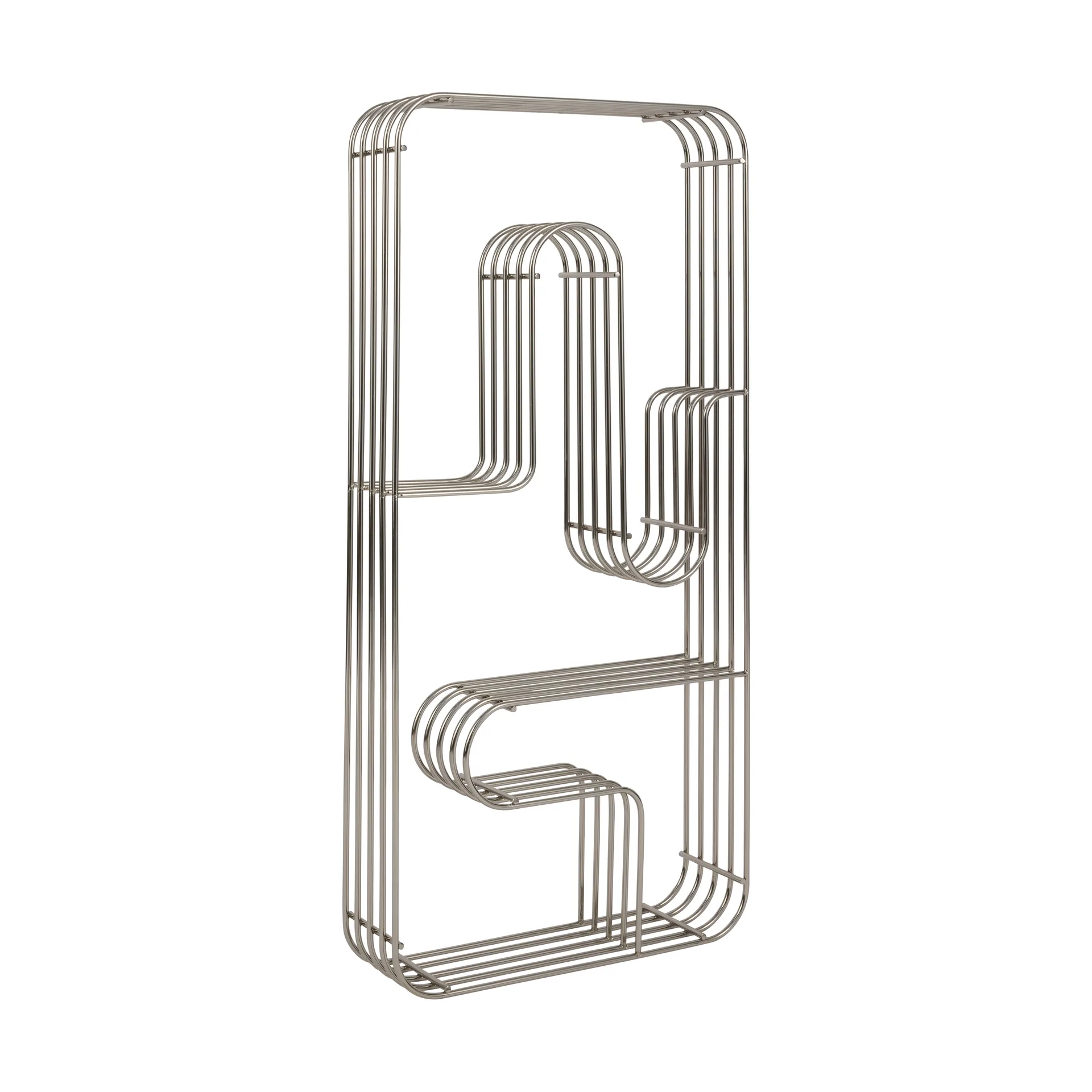 커바 직사각 벽 선반 32.9x70.5 cm, Silver AYTM | 에이와이티엠