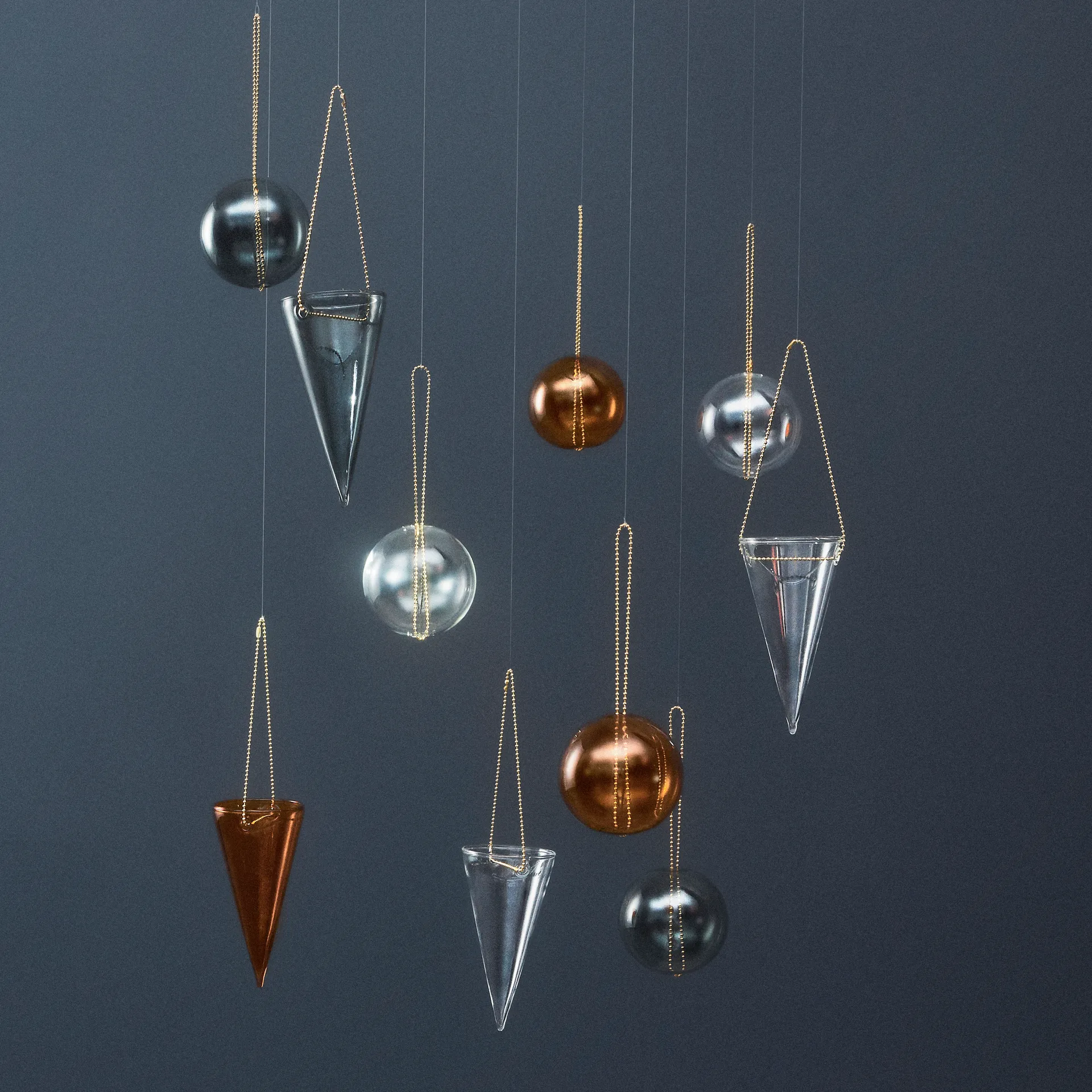 모닐리 크리스마스 트리 원형 장식품, amber AYTM | 에이와이티엠