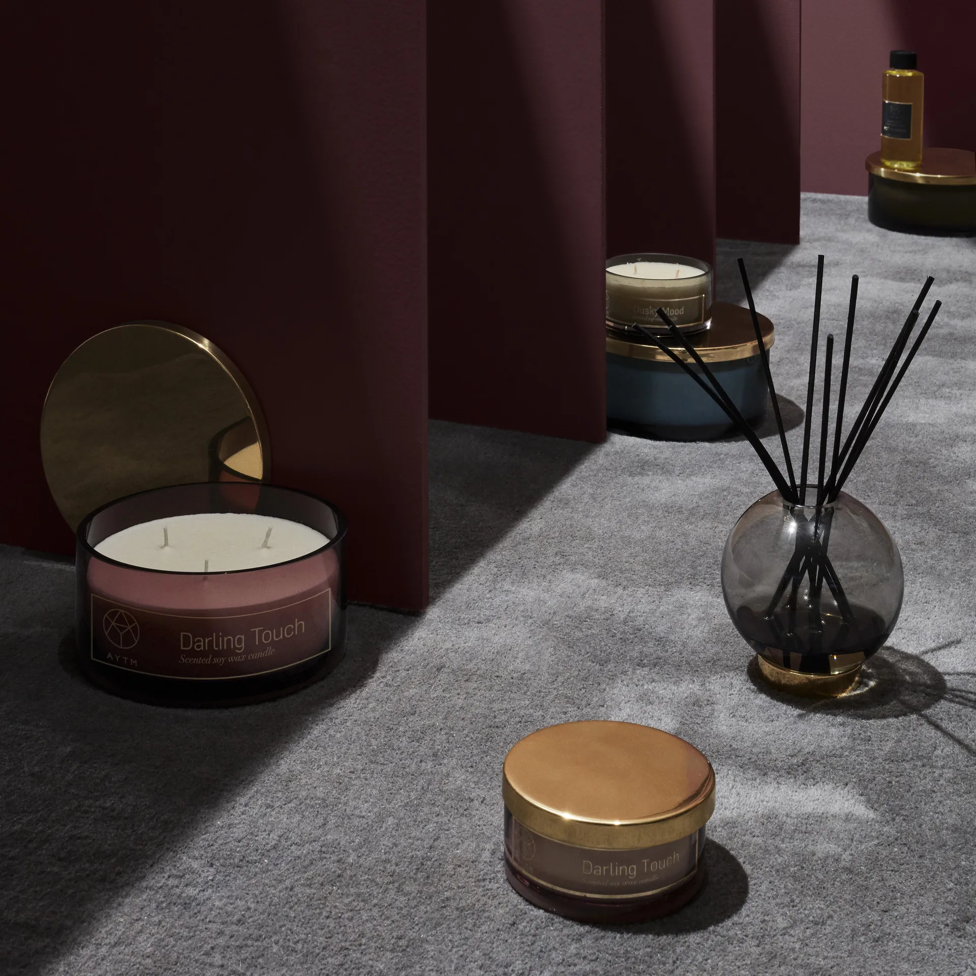 글로브 화병 스몰, black-brass AYTM | 에이와이티엠