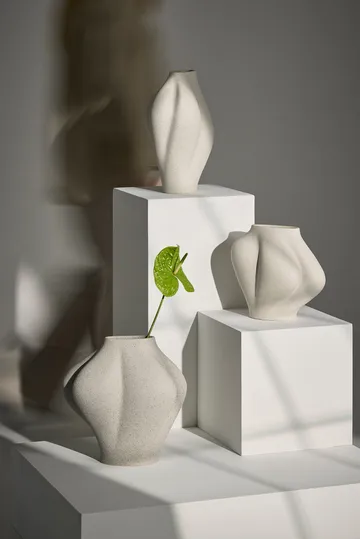 살타레 화병 - Cream, Ø15x25 cm - AYTM | 에이와이티엠