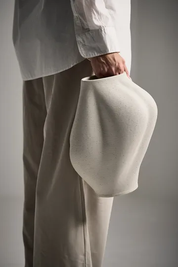 살타레 화병 - Cream, Ø17x35 cm - AYTM | 에이와이티엠