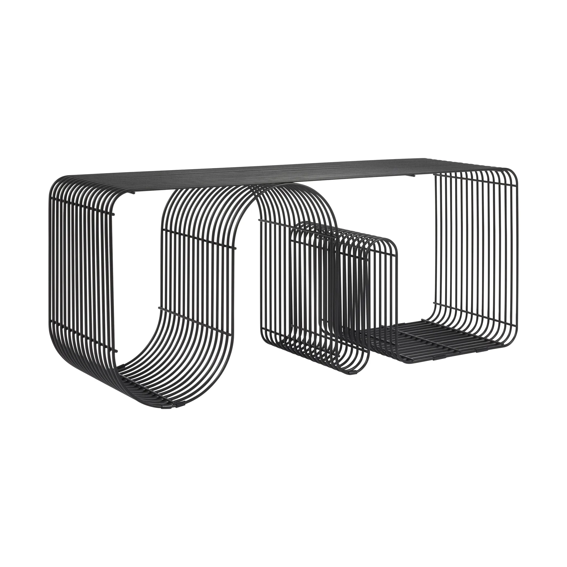 Curva 벤치 100cm, Black AYTM | 에이와이티엠