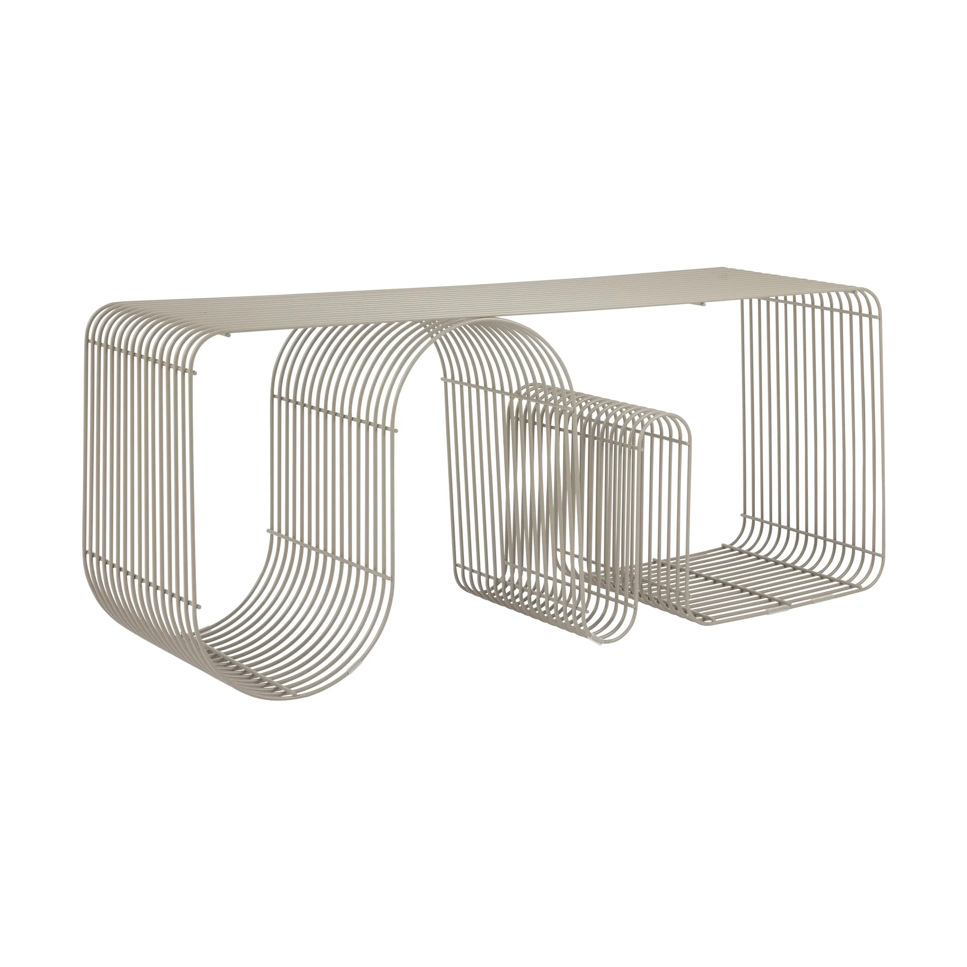 Curva 벤치 100cm, Taupe AYTM | 에이와이티엠