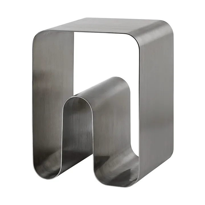 Curva 원목 스툴 - Silver, 32x32x43.2 cm - AYTM | 에이와이티엠