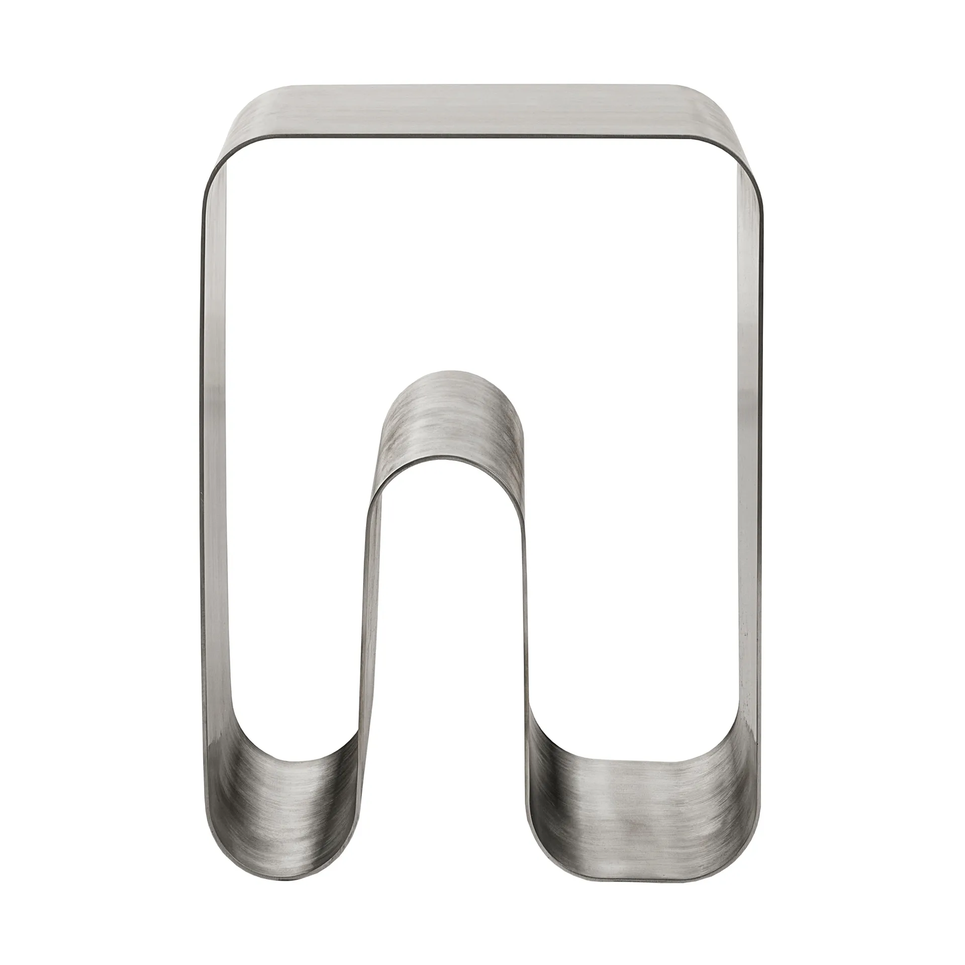 Curva 원목 스툴, Silver, 32x32x43.2 cm AYTM | 에이와이티엠