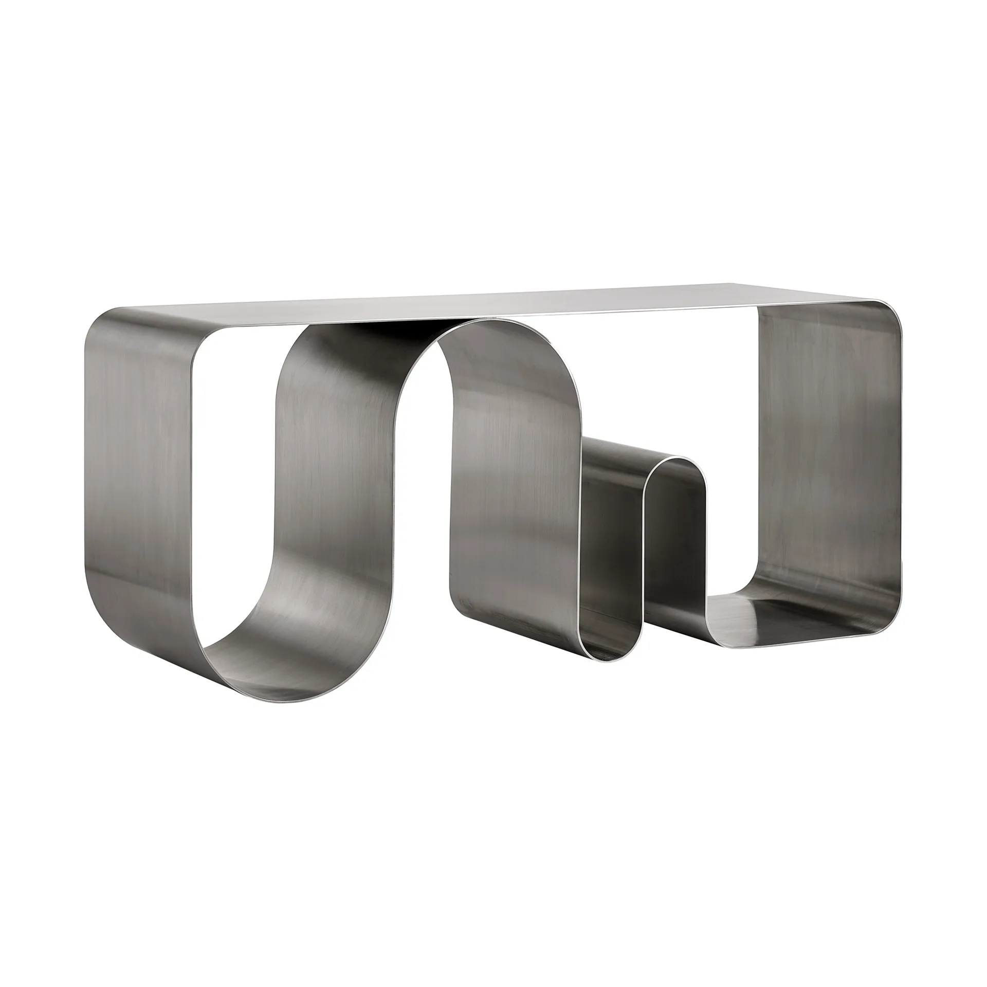 Curva 원목 벤치, Silver-coloured, 100 cm AYTM | 에이와이티엠