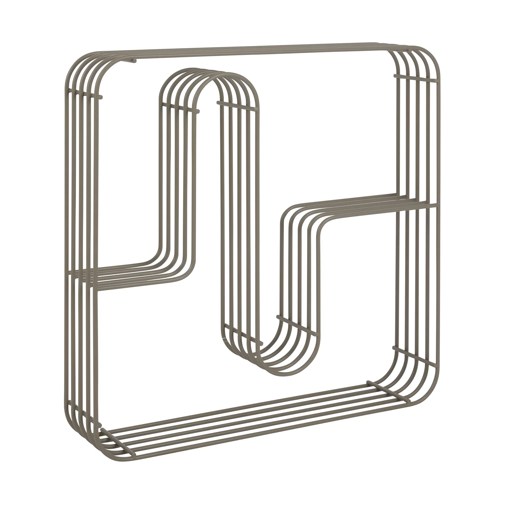 Curva 벽 선반 정사각형, Taupe AYTM | 에이와이티엠