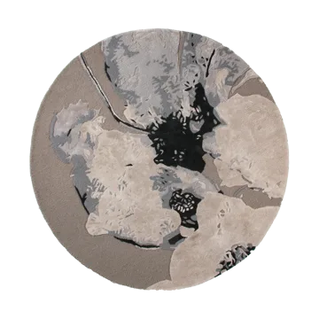 Floreo 러그 Ø130cm - Gray-white. - AYTM | 에이와이티엠