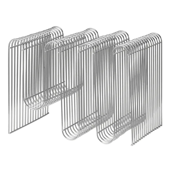 커바 뉴스페이퍼 스탠드 H40 cm - Silver - AYTM | 에이와이티엠