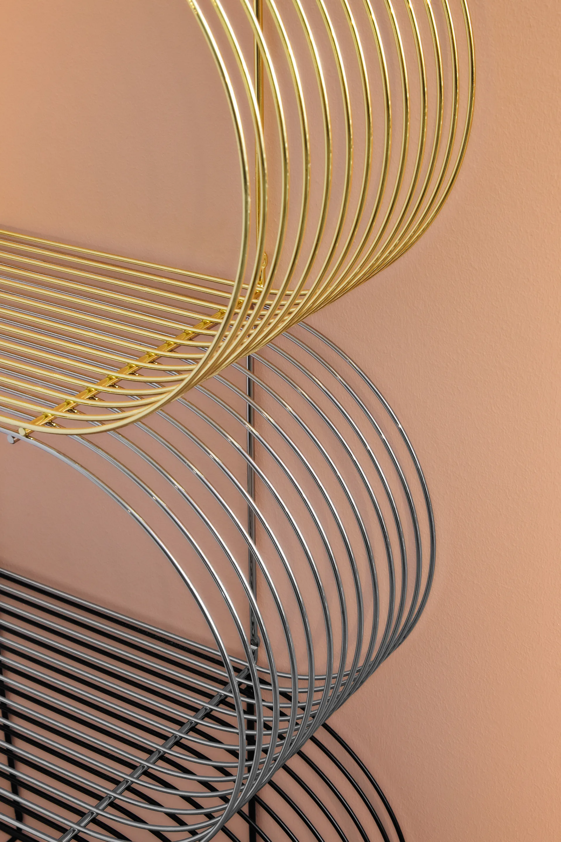 커바 벽 선반 L61.4 cm, Gold AYTM | 에이와이티엠